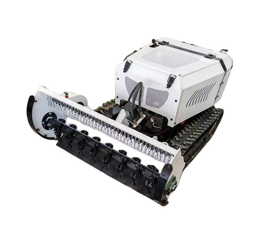 CE Euro5 EPA Heavy Duty 800mm 1000mm 1200mm Cutting Width Remote Control Robotic RC Flail Mower for Slope