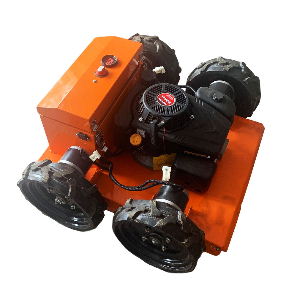 Automatic Mini Gasoline Remote Control Slope Wheel Micro Lawn Mower